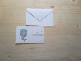 carte de vœux de Noël et nouvel an en allemand - neuve
