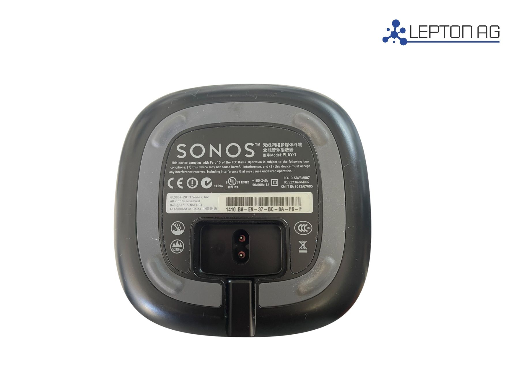 Sonos Sistemi audio & multimediali: Sonos Play 1, schwarz – Usato da Niederdorf venduto da LeptonAG 2