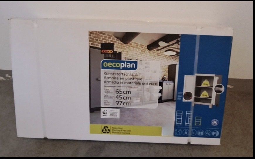 Armadi: Oecoplan Kunststoffschrank – Nuovo e nell'imballaggio originale da Frauenfeld venduto da berk39 1