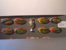 9 ver EURO 2008 Pin-Set Schweiz  Selten! (U611)