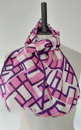 Seidenfoulard Rohseide