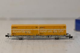 Postcontainer Wagen Creanorm Spur N mit OVP 2 Puffer fehlen