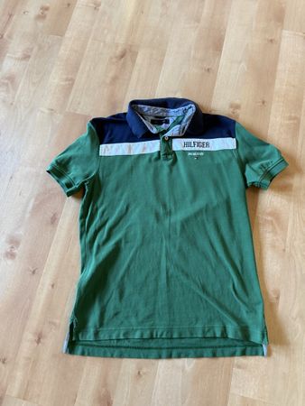 Polo Shirt Tommy Hilfiger green blue white size L