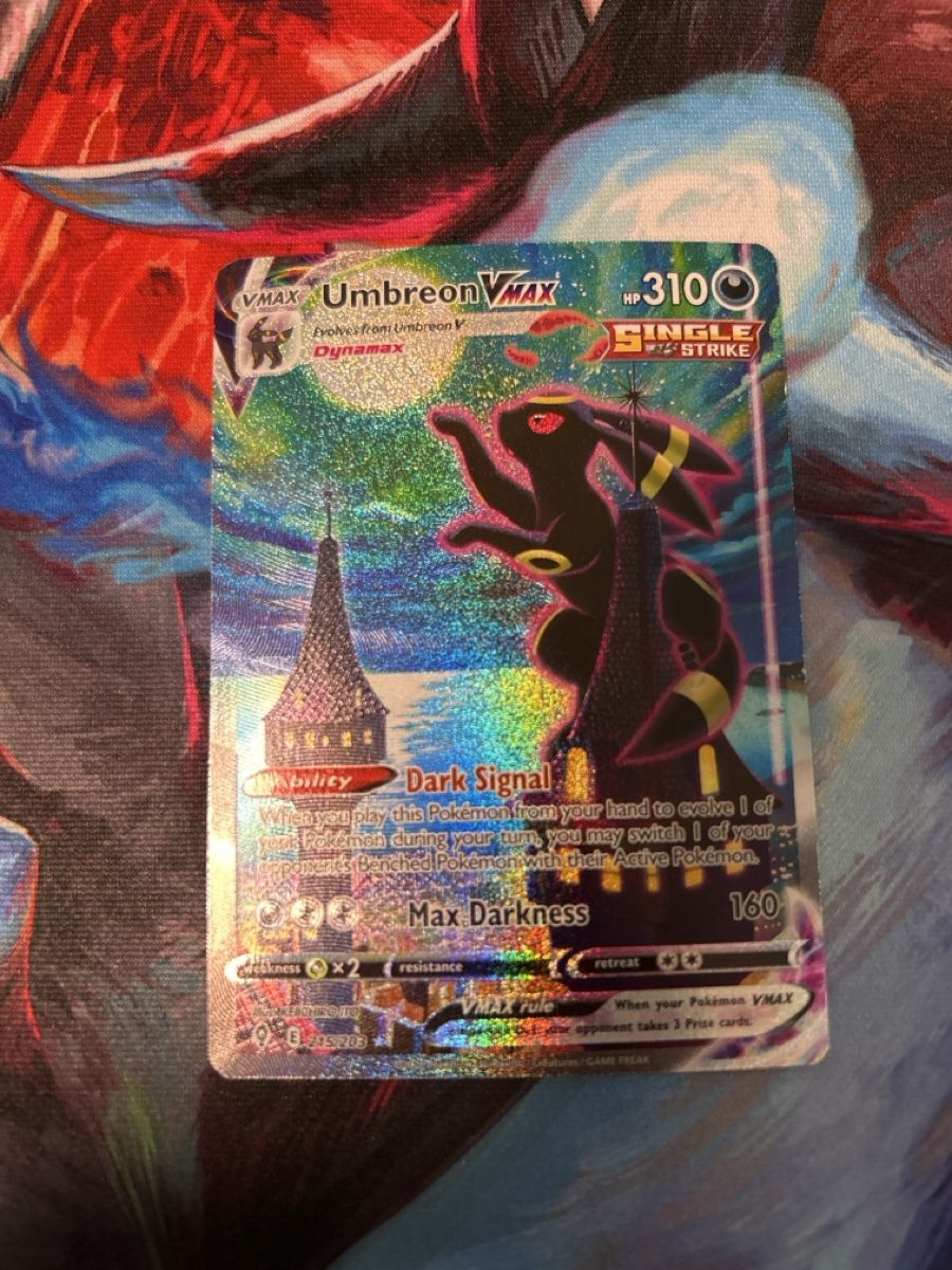 Pokémon Carte collezionabili: Evolving skies Umbreon Vmax 215/203 – Nuovo (secondo la descrizione) da Zürich venduto da AinzCHF