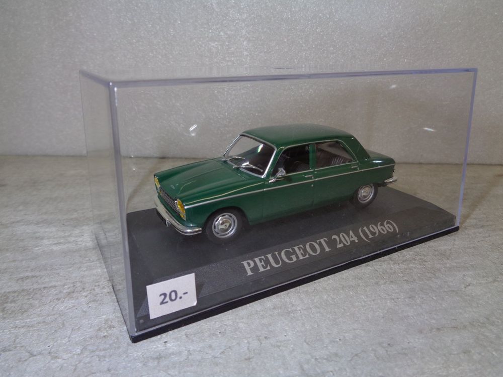 Altaya 1:43 - Peugeot 204 Avec Remorque - Série La Route Bleue - Superbe état
