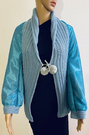 Cardigan , Glitzer Jacke Neu Grösse 39