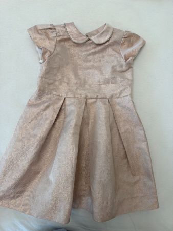Bonpoint Kleid altrosa Glitzer 92