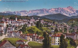Herisau mit Säntis N° 874  1925