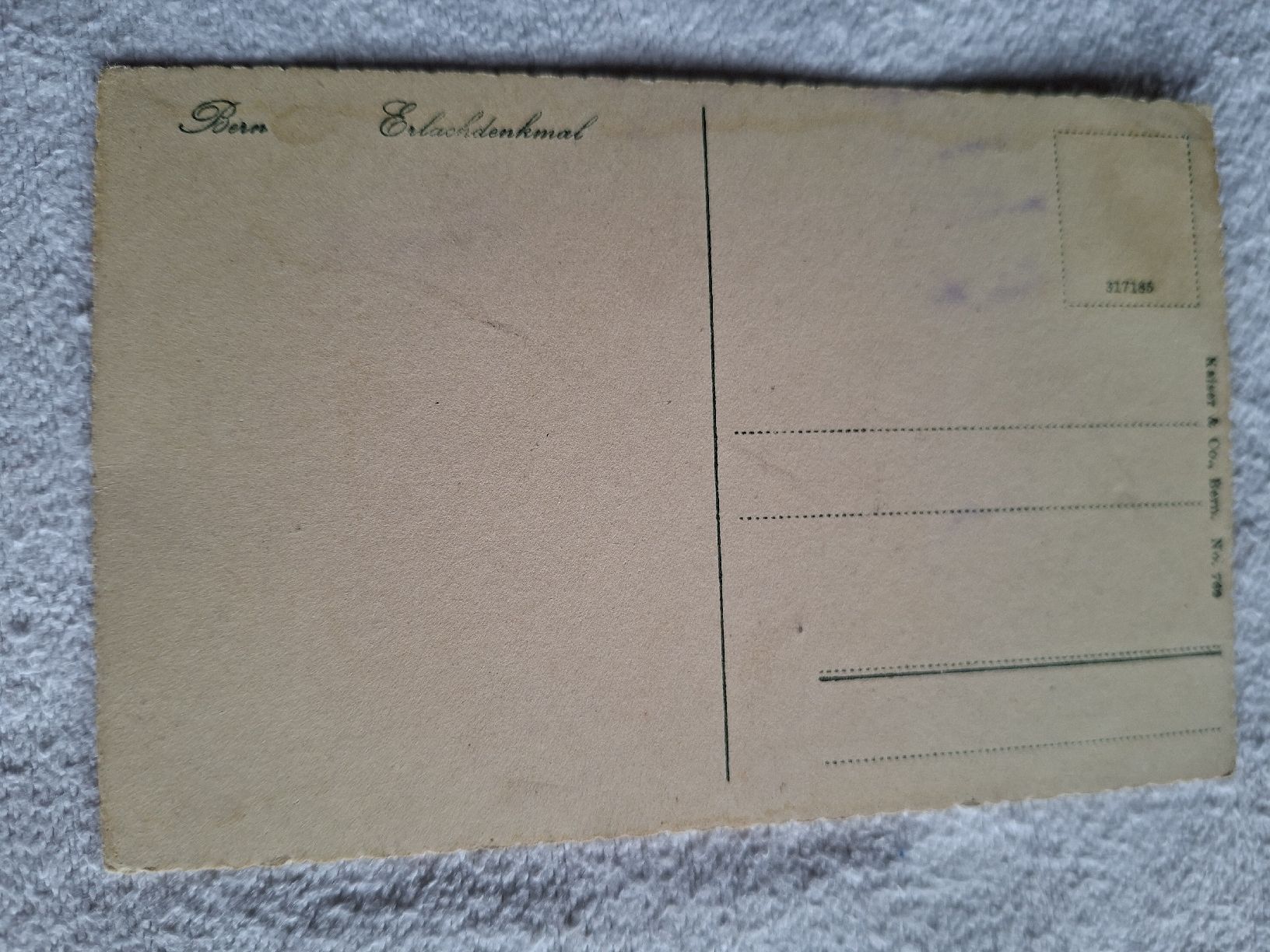 Cartoline postali: antike Ansichtskarte Bern – Usato da Lohn-Ammannsegg venduto da schwerti53 1
