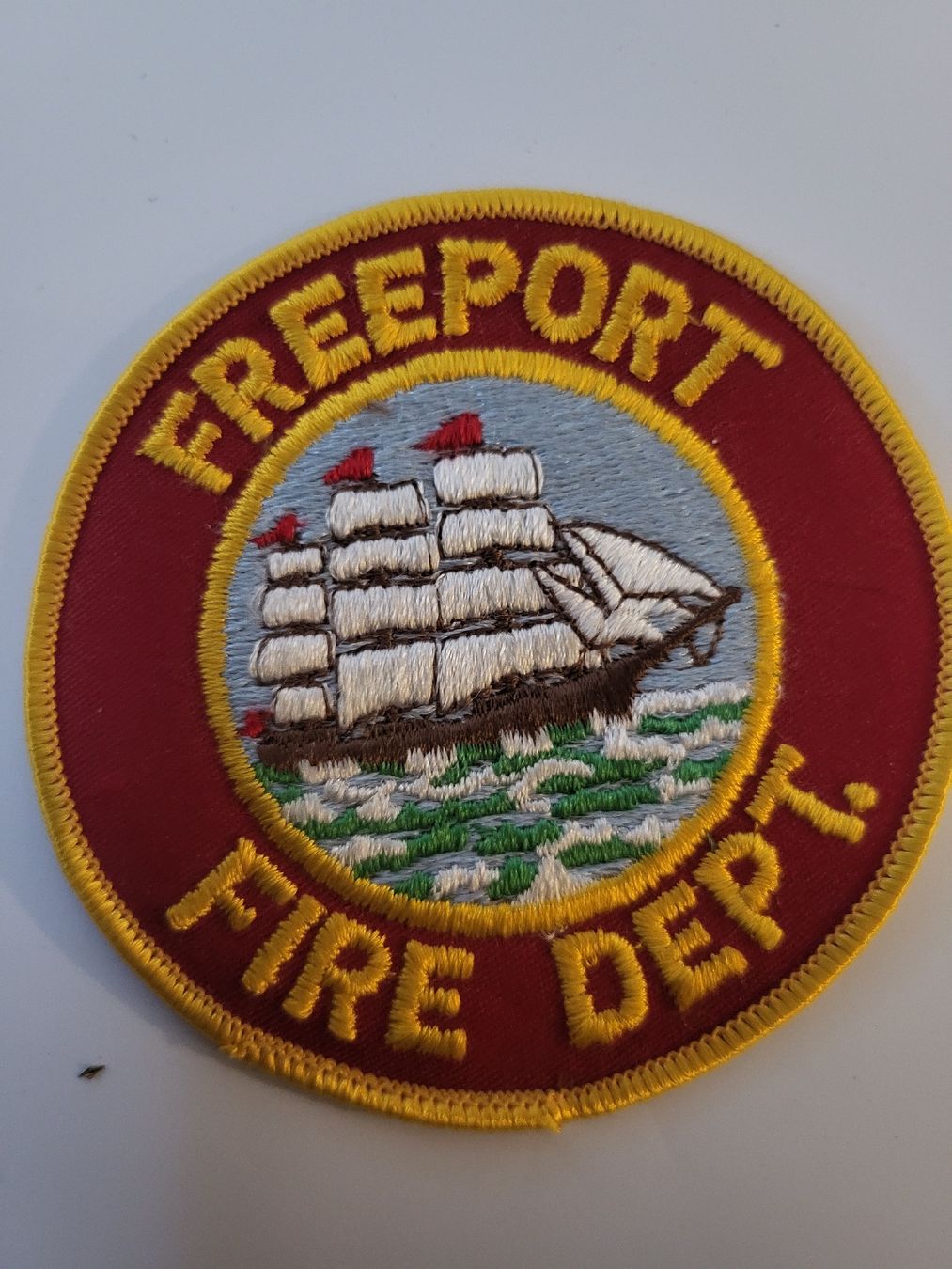 Insignes: Freeport Fire Dept Aufnäher rund neu – D'occasion à nunningen par mic_88k2