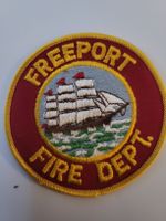 Freeport Fire Dept Aufnäher rund neu