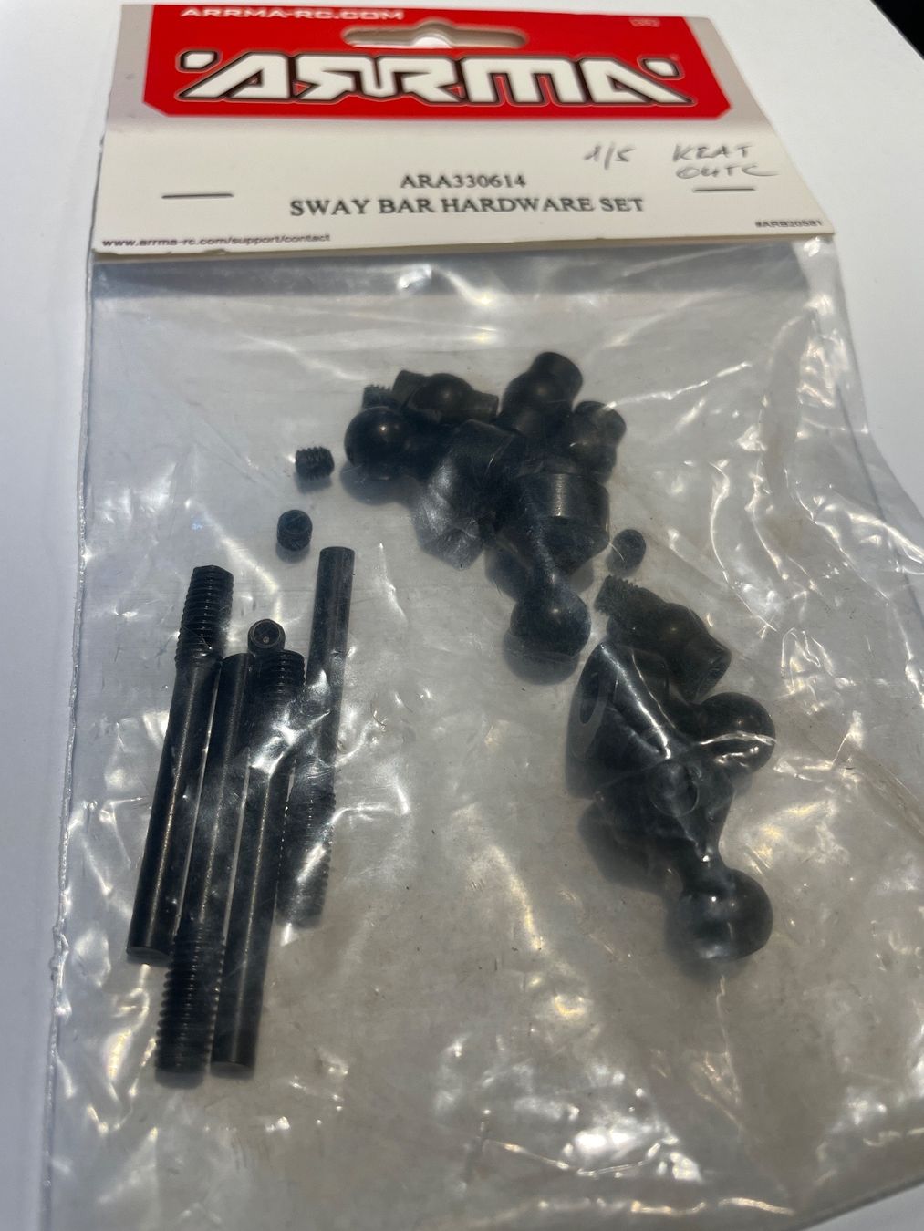 Arrma Modellismo RC: ARRMA ARA330614 Sway Bar Hardware Set – Nuovo e nell'imballaggio originale da Rüti ZH venduto da amei1966