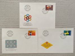 1977 FDC Werbemarken Einzelwerte