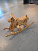 Kinderschaukel  Massiv Holz Motorrad