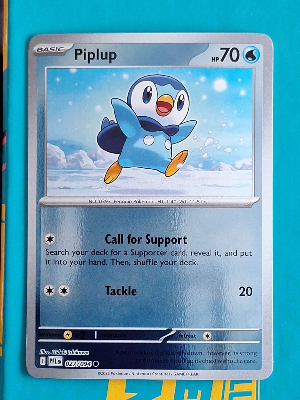 Pokémon Carte collezionabili: Piplup - Reverse Holo - Pokemon Phantasmal Flames – Usato da Altstätten SG venduto da GGsGameshop