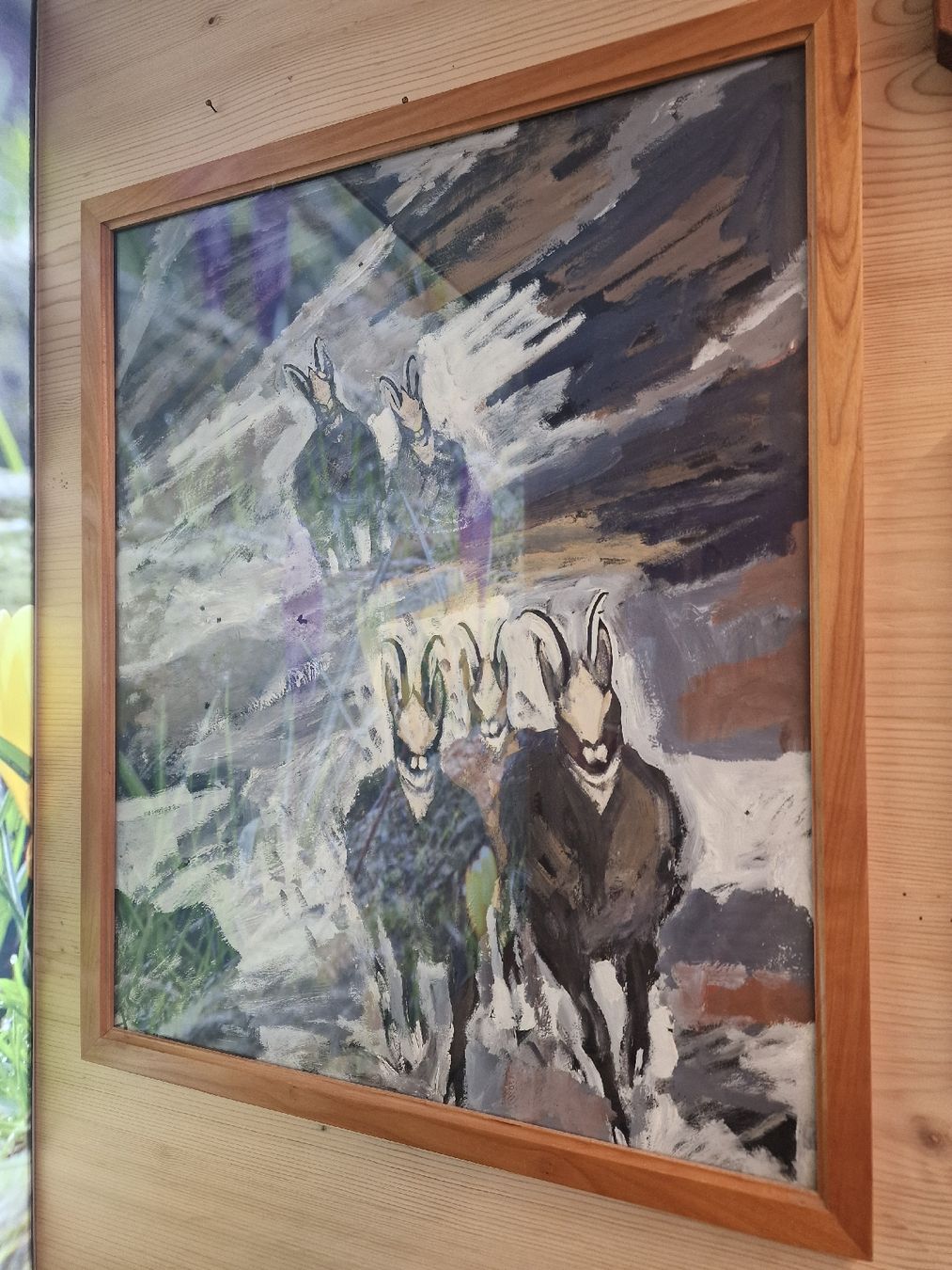 Gemälde: Gams- Bild – Gebraucht aus Urnäsch von Rothirsch1954