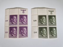 Deutsches Reich Adolf Hitler Briefmarken postfrisch