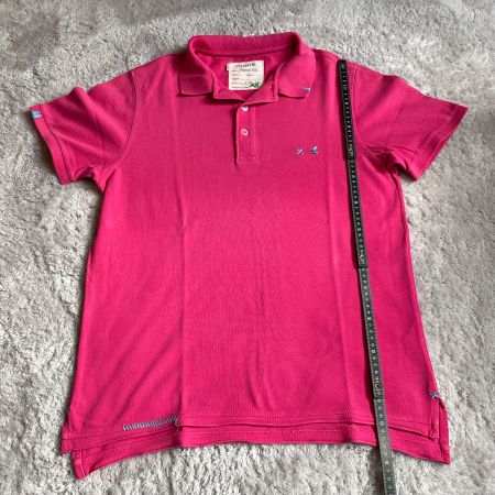 Project E Prepster Polo Shirt Pink Slim Fit Gr. L Streetwear