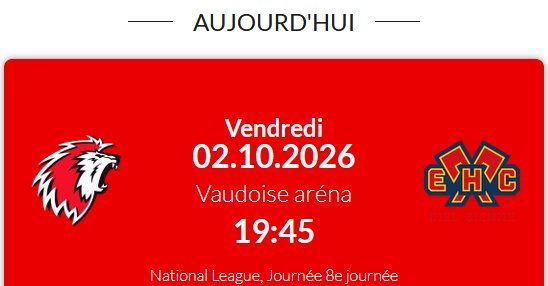 Tickets: LHC - BIENNE Place assise – Neu und originalverpackt aus Oulens-Echallens von CHARLES_BOZON