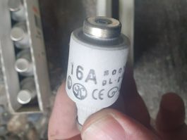 Schmelzsicherung DII T E27 16A gG 500 V 1 Stück