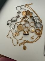 Verschiedene Silber und Modeschmuck