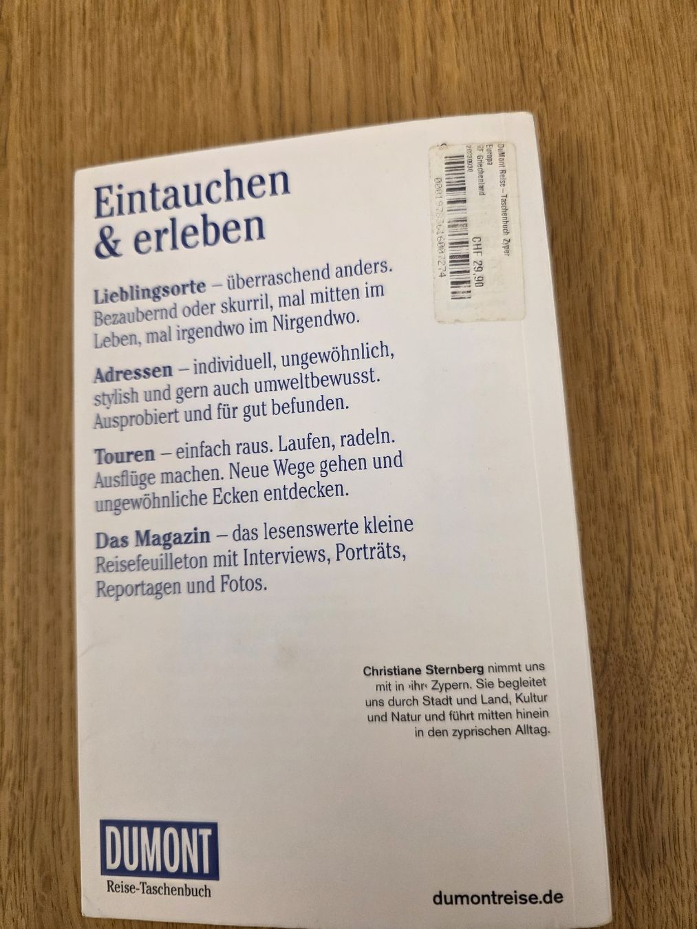 Libri: DUMONT ZYPERN Reise-Taschenbuch – Usato da Zürich venduto da Zanoni 1