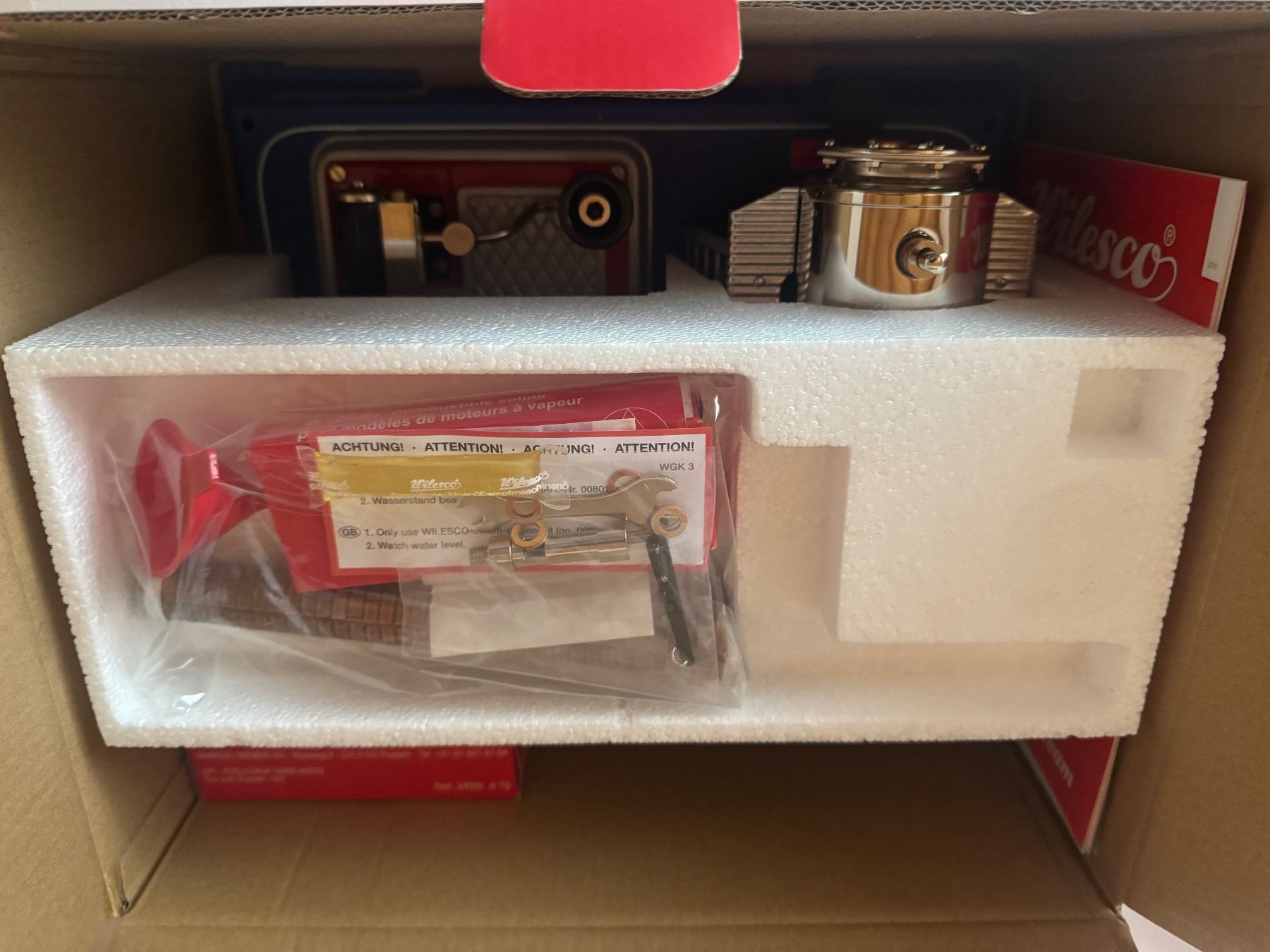 Wilesco Modellbausätze & Standmodelle: Wilesco D16 - Machine à Vapeur - Neuve – Neu und originalverpackt aus Reconvilier von CR165639 1