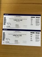 2 Robbie Williams Tickets Hallenstadion 09.09.26 Zürich