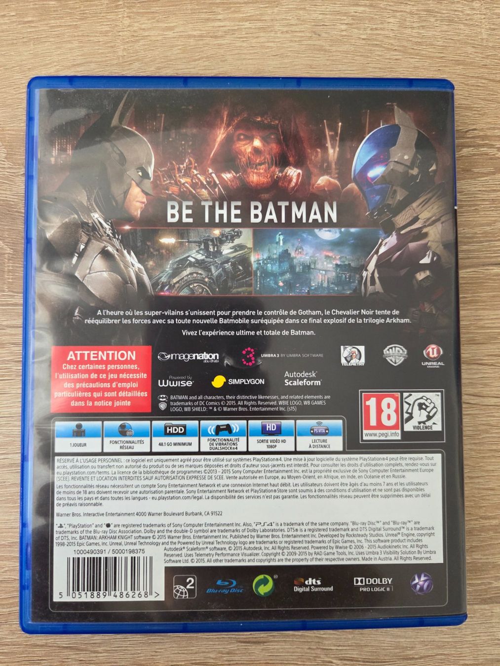 Jeux: Batman: Arkham Knight (Multilanguage) - PS4 – D'occasion à Carouge GE par Gasco 1
