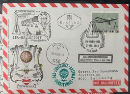 Österreich Erstags Ballonpost 1968