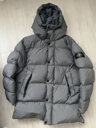 Neue Stone Island Daunenjacke, Grösse XXL (long)