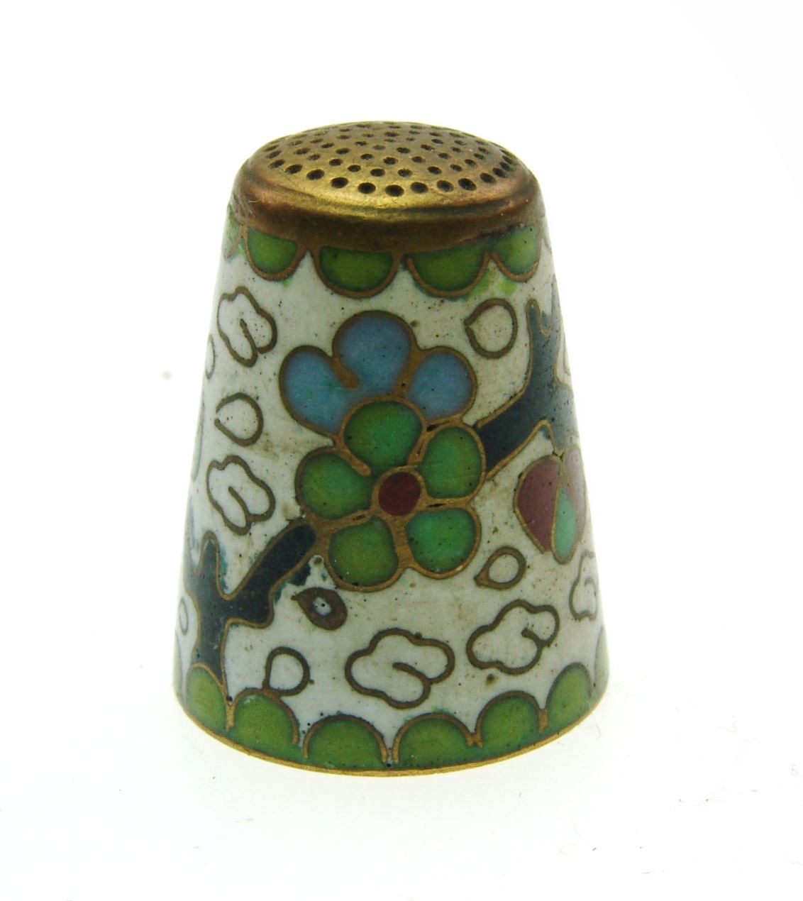 Ditali: Fingerhut mit Blumenmotiv (3) – Usato da Langenthal venduto da Sherkaan 2