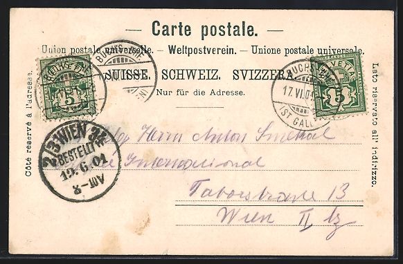Ansichtskarten: Buchs-Werdenberg, Ortspanorama mit Schlo – Gebraucht aus Berlin von bartko-reher 1