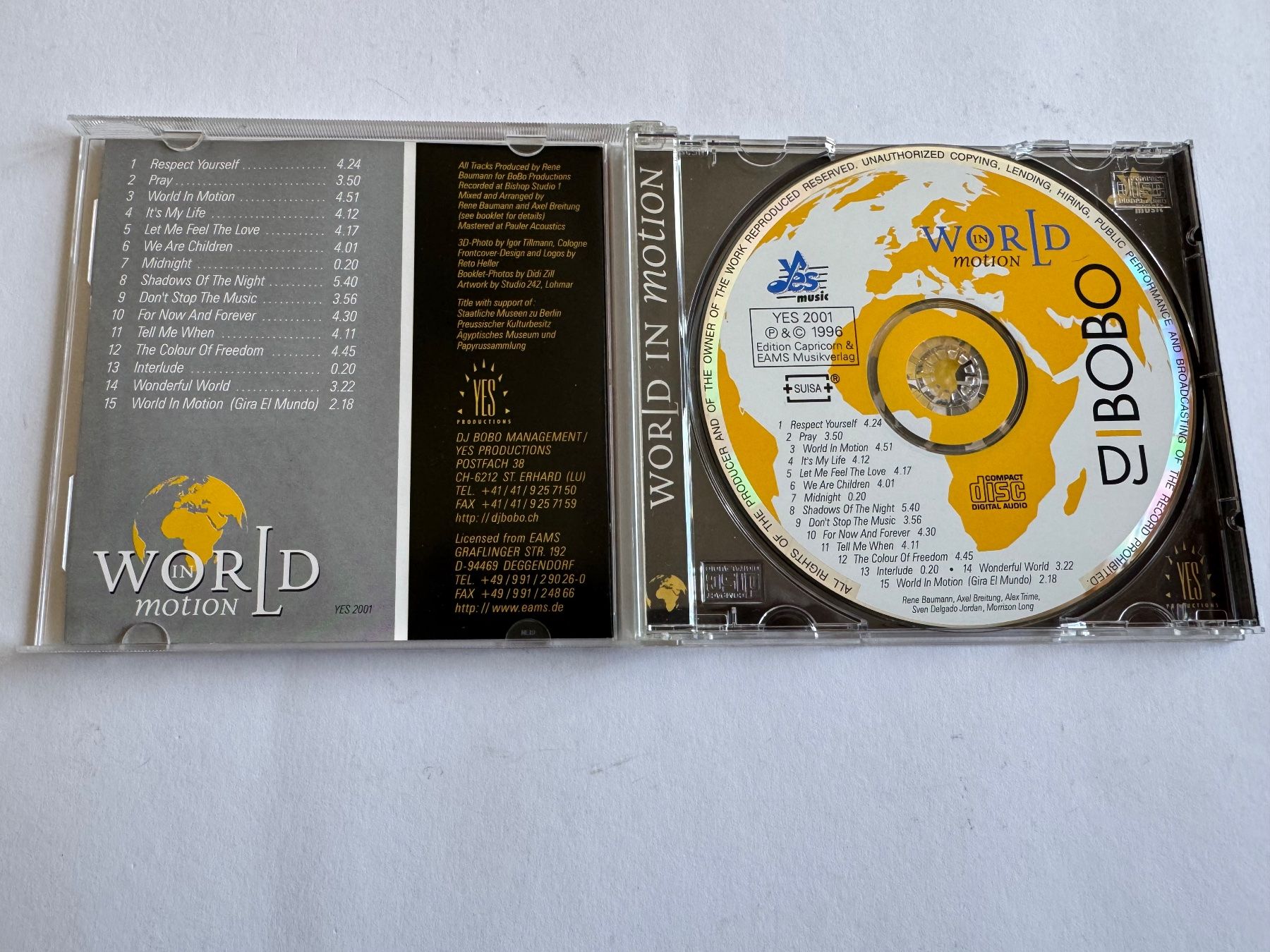 DJ BoBo - World in Motion - CD - Top Zustand - Hitss (Gebraucht) in ...