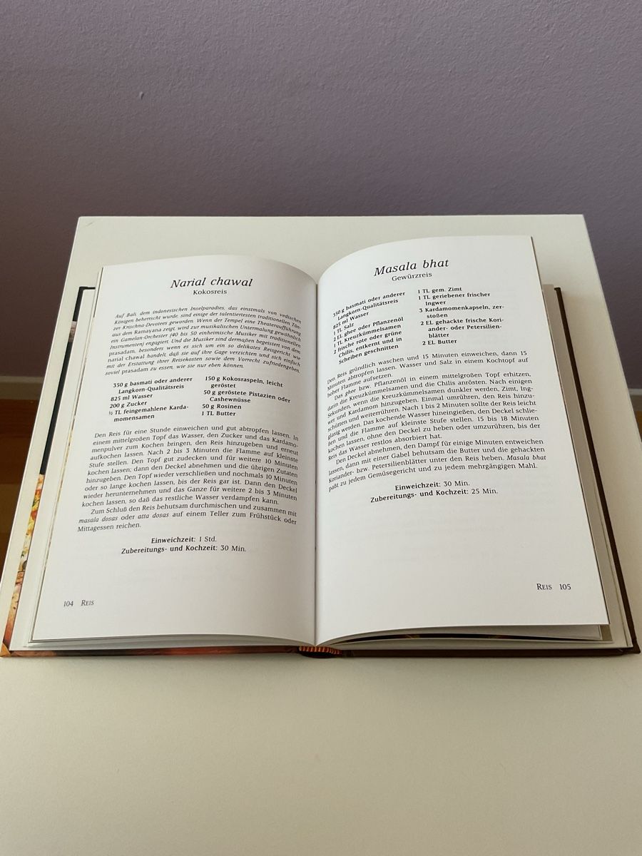 Libri: Kochbuch Vedische Kochkunst  – Usato da Märstetten venduto da beatbusi 3