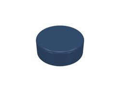 LEGO - 100x Dark Blue Tile round 1x1 - 98138 - NEW