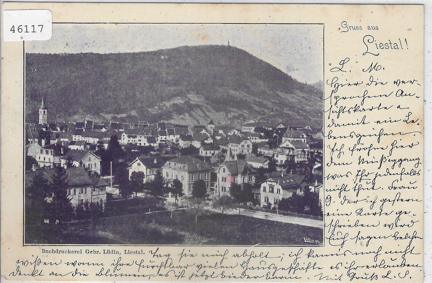 Cartoline postali: Gruss aus Liestal! – Usato da Ettingen venduto da Kartenplanet