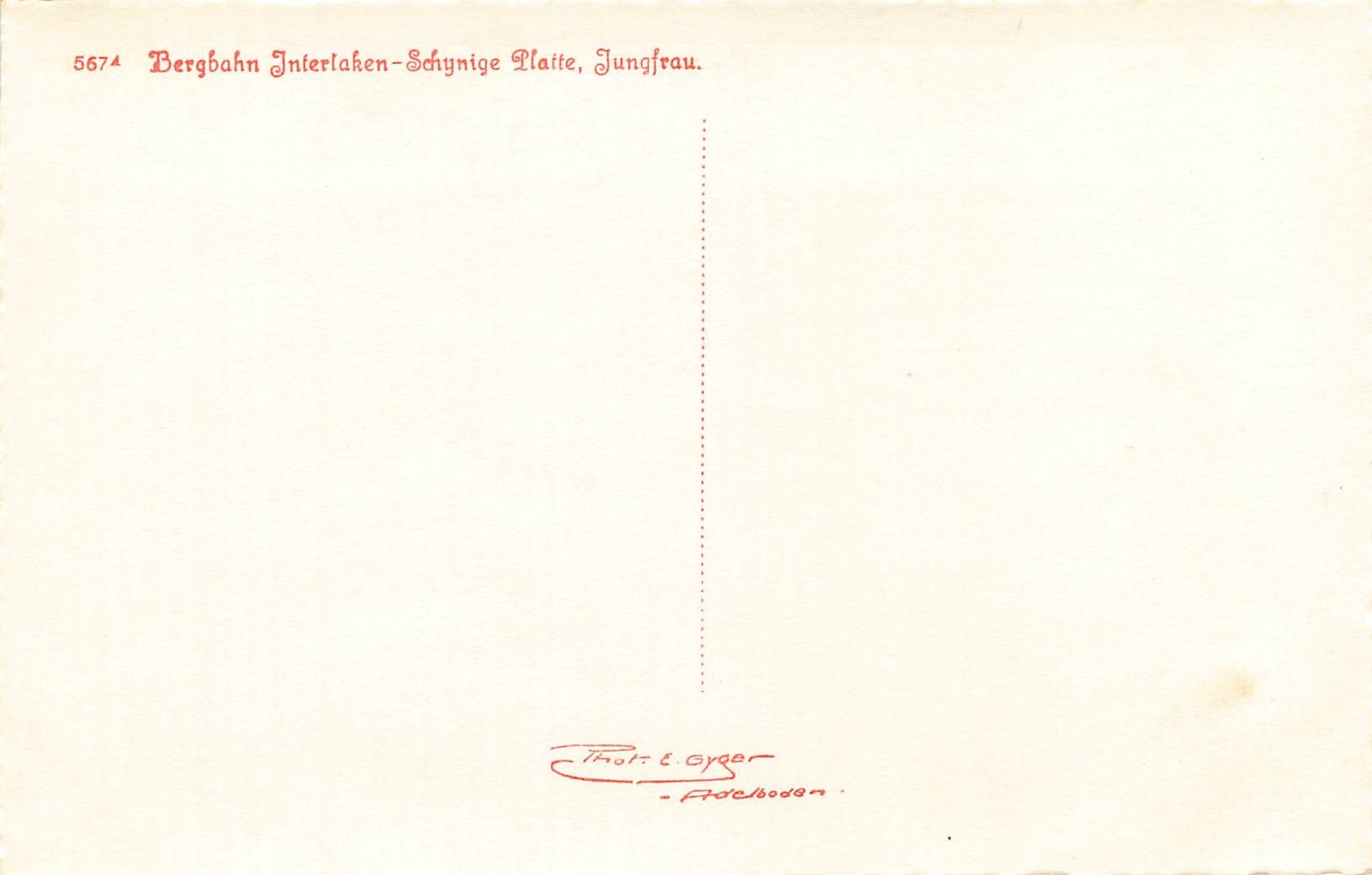 Cartoline postali: Berg bahn Interlaken – Usato da Biasca venduto da Blenio71 1