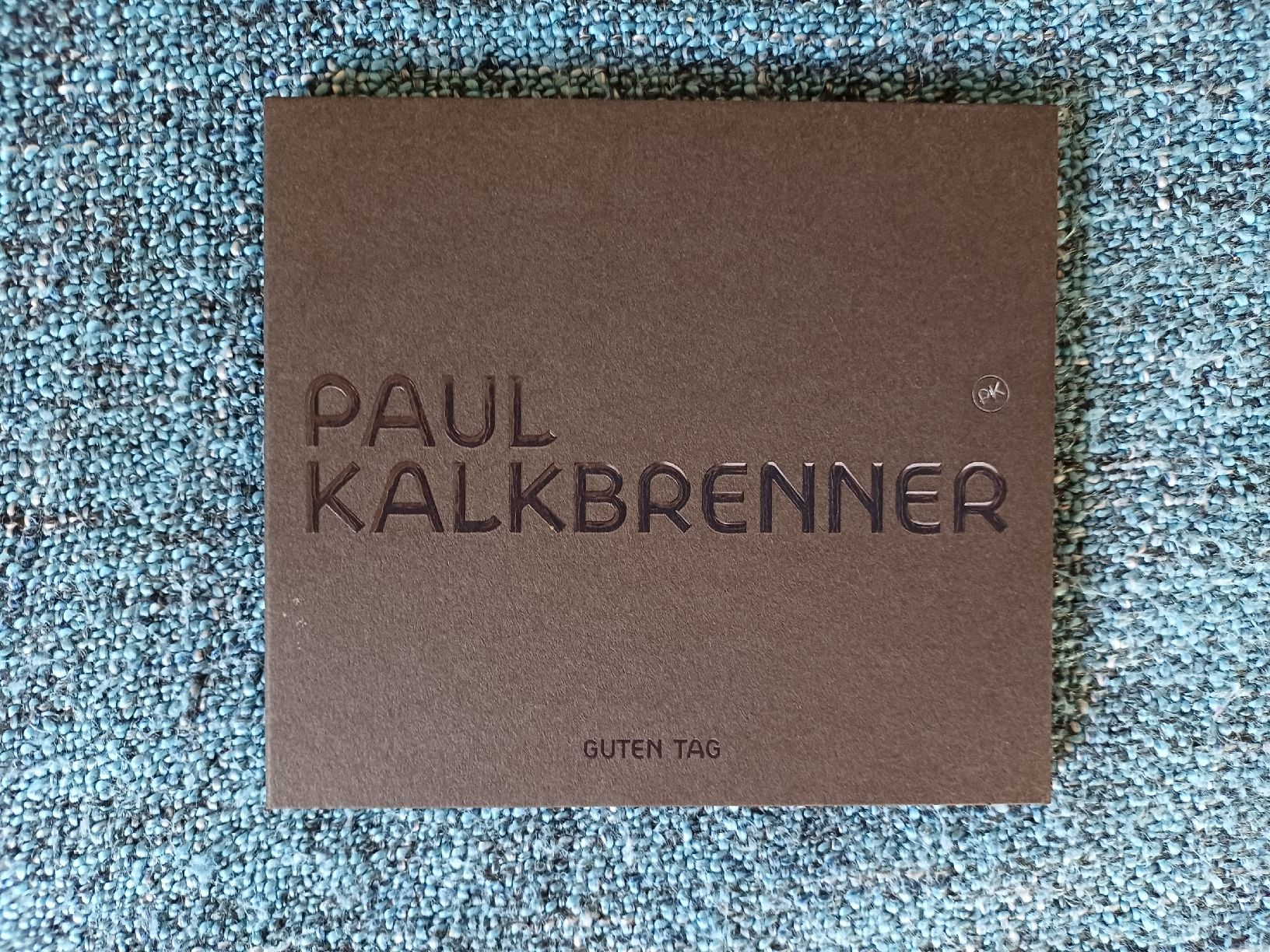 CD: Paul Kalkbrenner "Guten Tag" CD digipak – Nuovo (secondo la descrizione) da Begnins venduto da Drastic-Sound