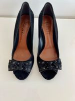 SCHUTZ Wildleder Peeptoe Pumps Gr. 41