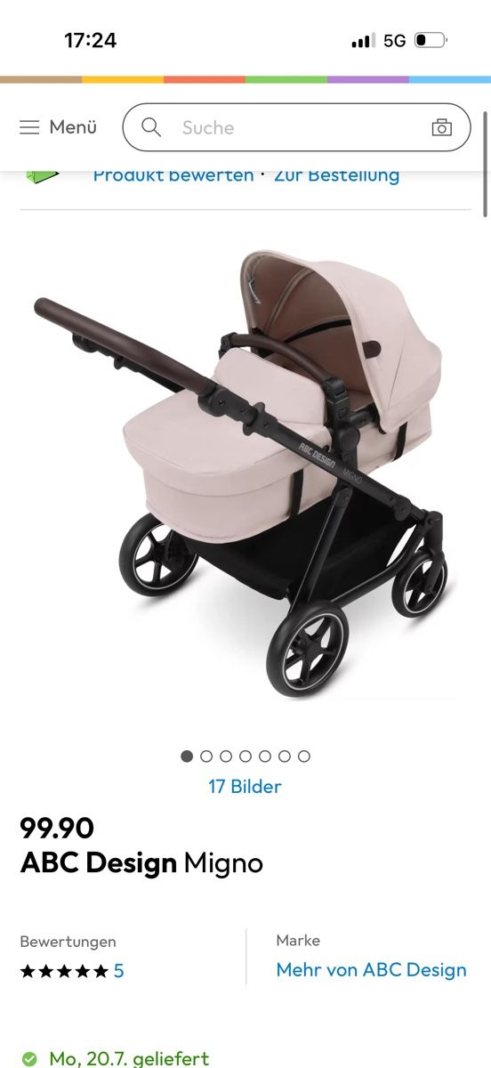 Voitures de poupées: Puppenwagen ABC Design Migno – D'occasion à Saanenmöser par ballerinas 1