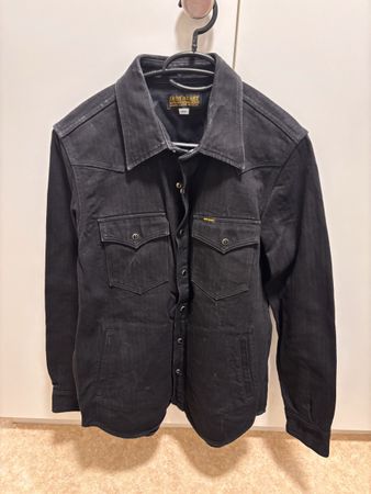Iron Heart Motorrad Jeanshemd schwarz Grösse L