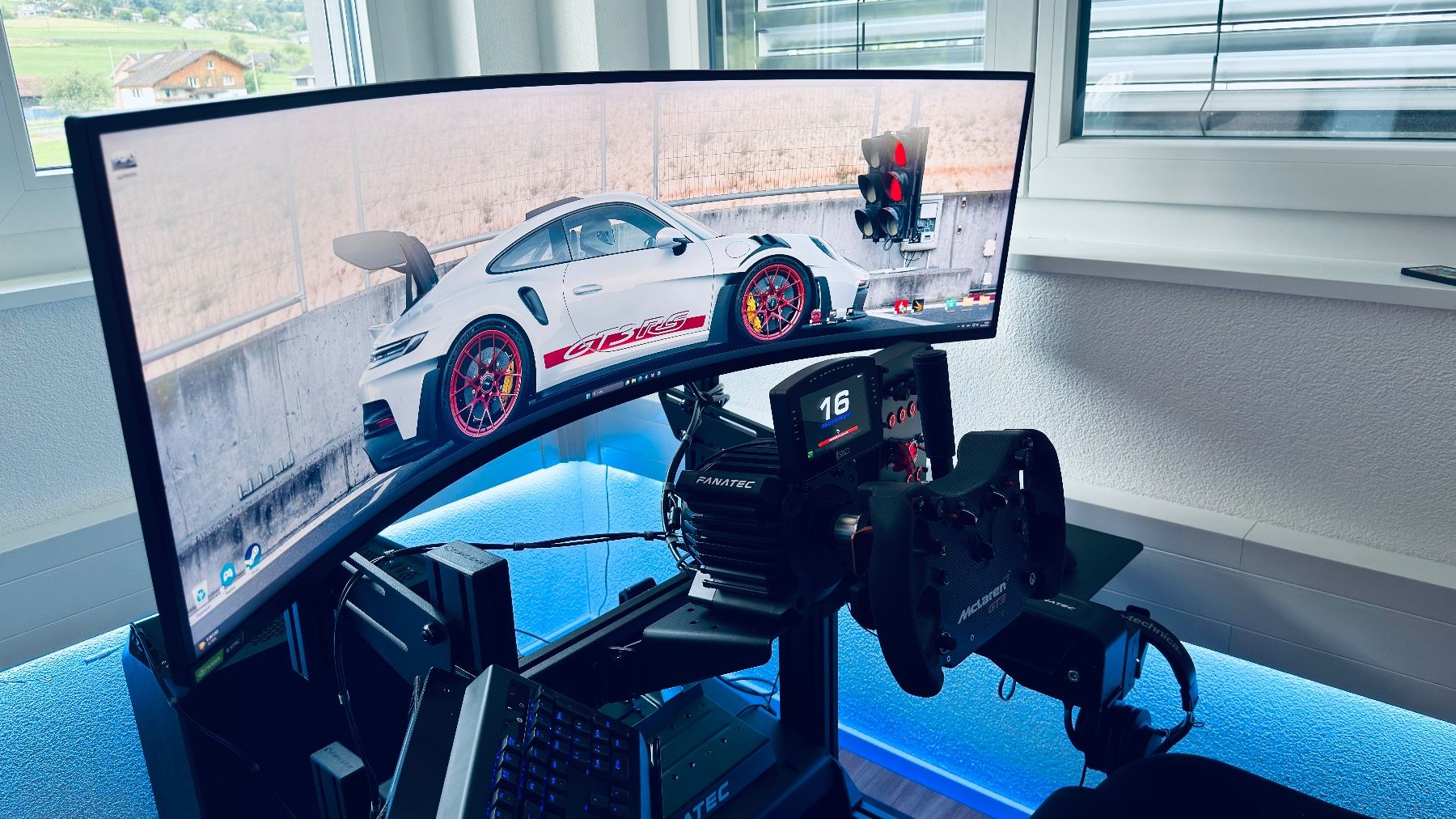 Fanatec Sedie: RennSimulator mit Fanatec DD 8nm und SimLab – Usato da Kaltbrunn venduto da RacingPoint.ch 6