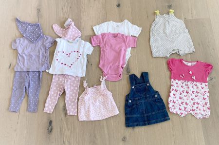 Kleiderpäckli für Mädchen Gr. 62/68 - Frühling/Sommer