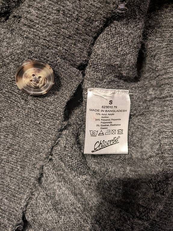 Giacche: Strickjacke grau Grösse S – Usato da Schwyz venduto da Magdalena86 1