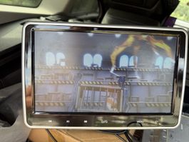 Auto DVD Player Kopfstützen Monitor schwarz gebraucht