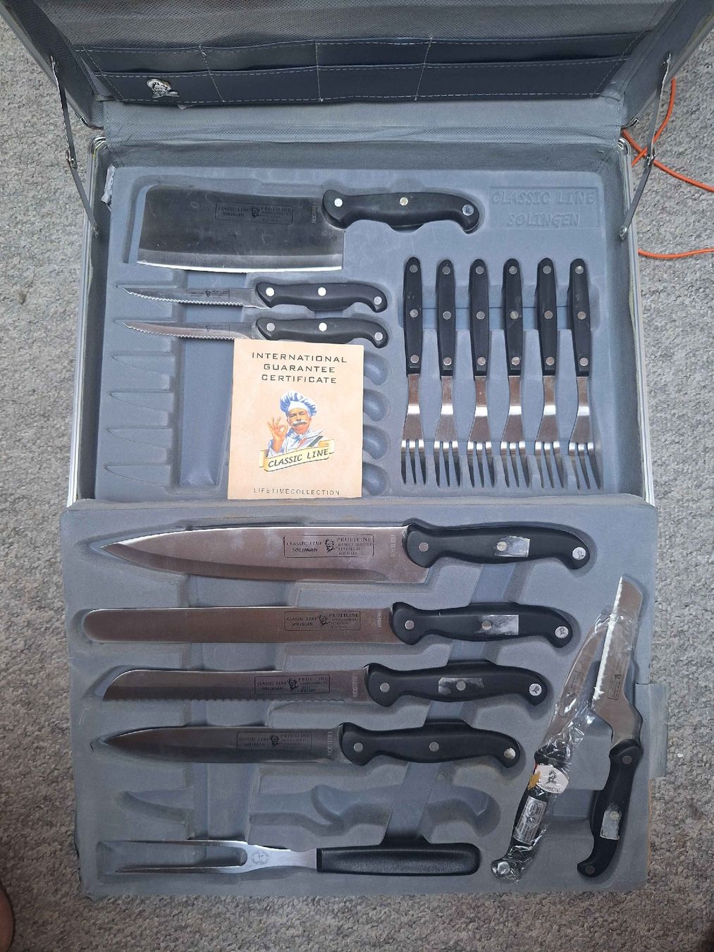 Coltelli: Coffret couteaux et couverts Classic Line Solingen – Usato da Tannay venduto da v1n1p00h