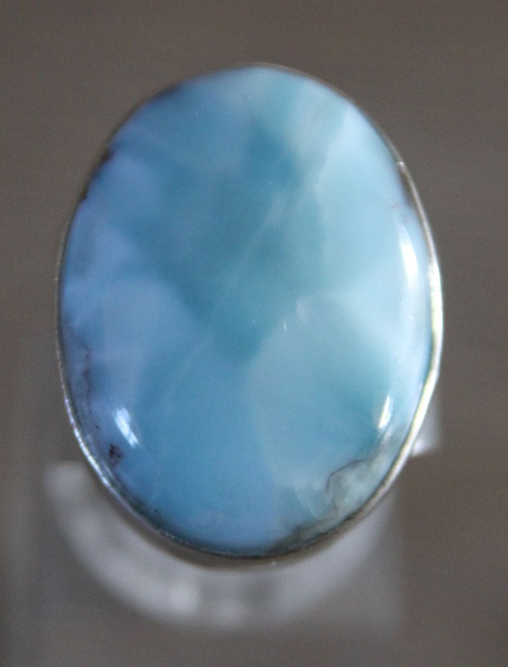 Anelli: NEU: Larimar Ring Schmuck Grösse 55 – Nuovo (secondo la descrizione) da Matten b. Interl venduto da EdelsteineInterlaken 3