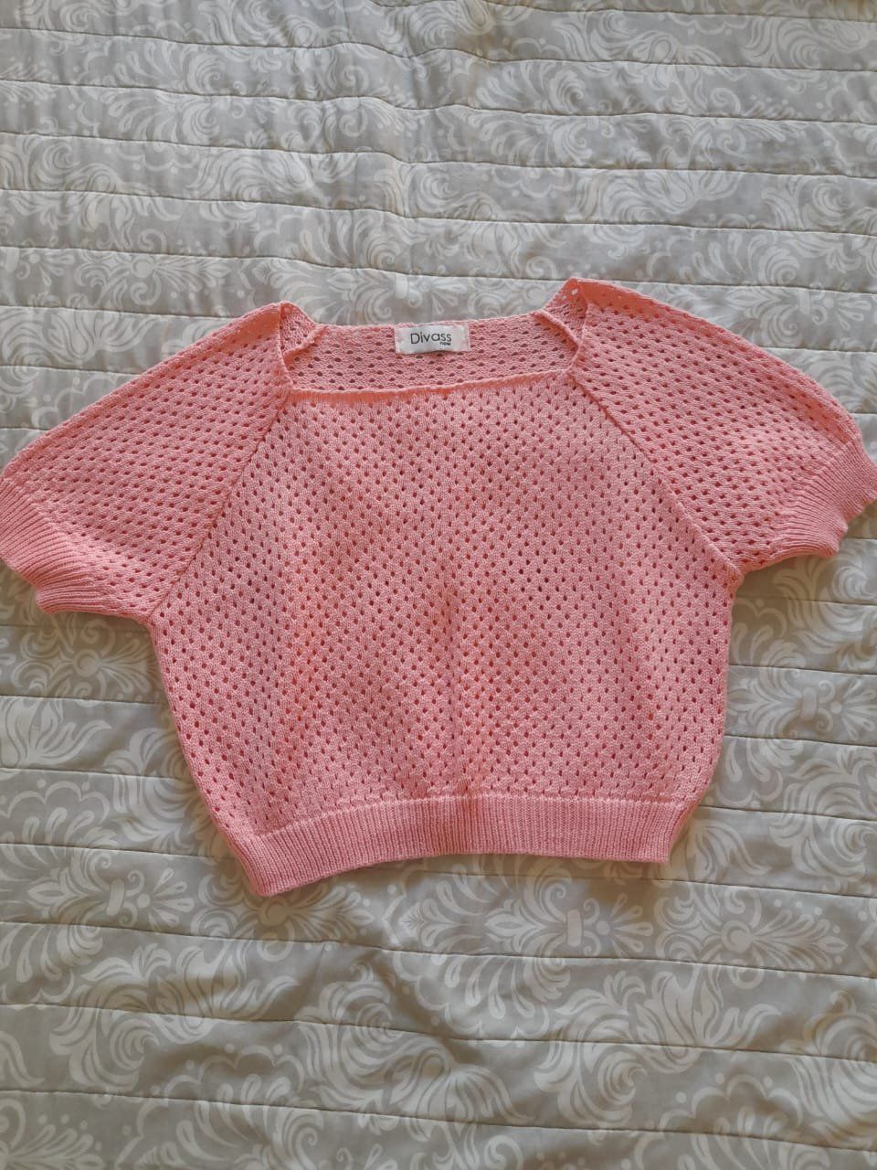 Blusen: Blouse en fil/ Knitted thread blouse – Gebraucht aus Genève von gal_x6ln