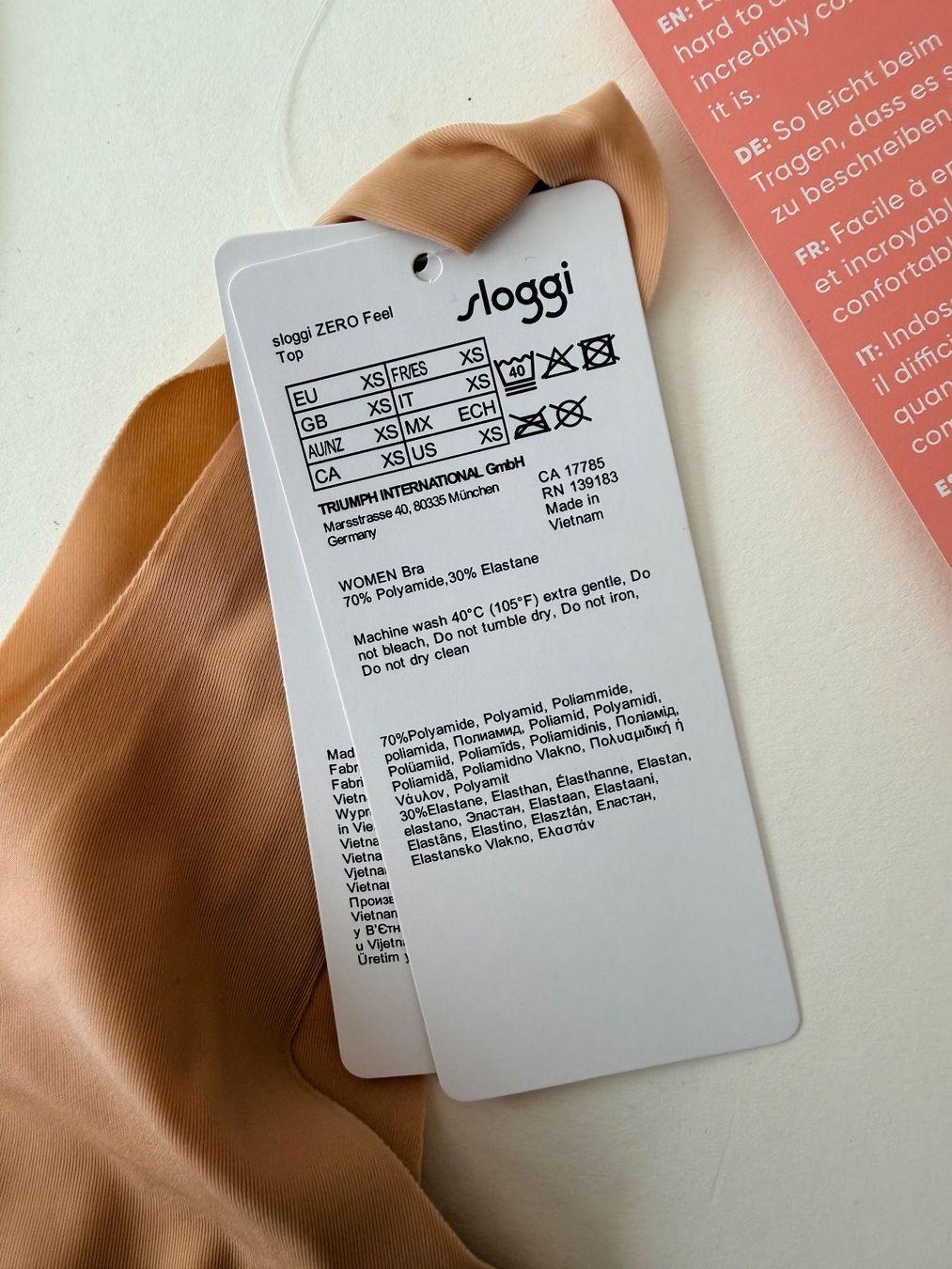 Sloggi Altra biancheria intima: SLOGGI, Top ZERO FEEL, Grösse XS, Farbe Hellbraun – Nuovo e nell'imballaggio originale da Rudolfstetten venduto da gst_g7xl 1